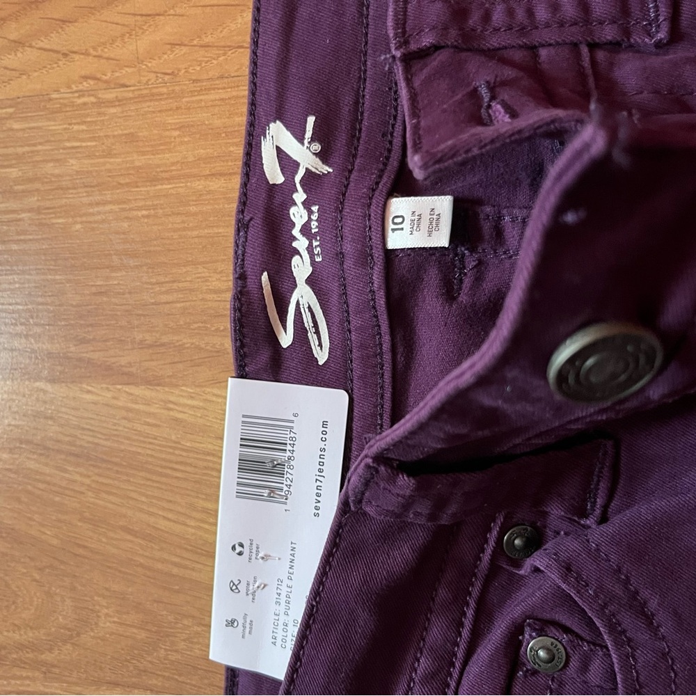 Women’s purple jeans